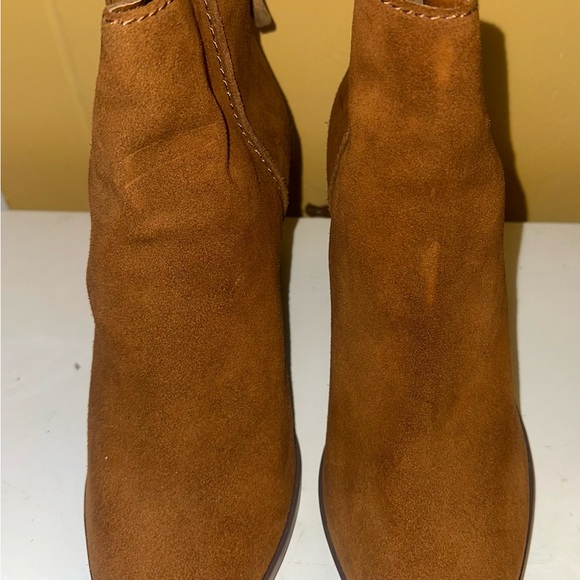 BP Shoes - BP Tan Suede Ankle Booties